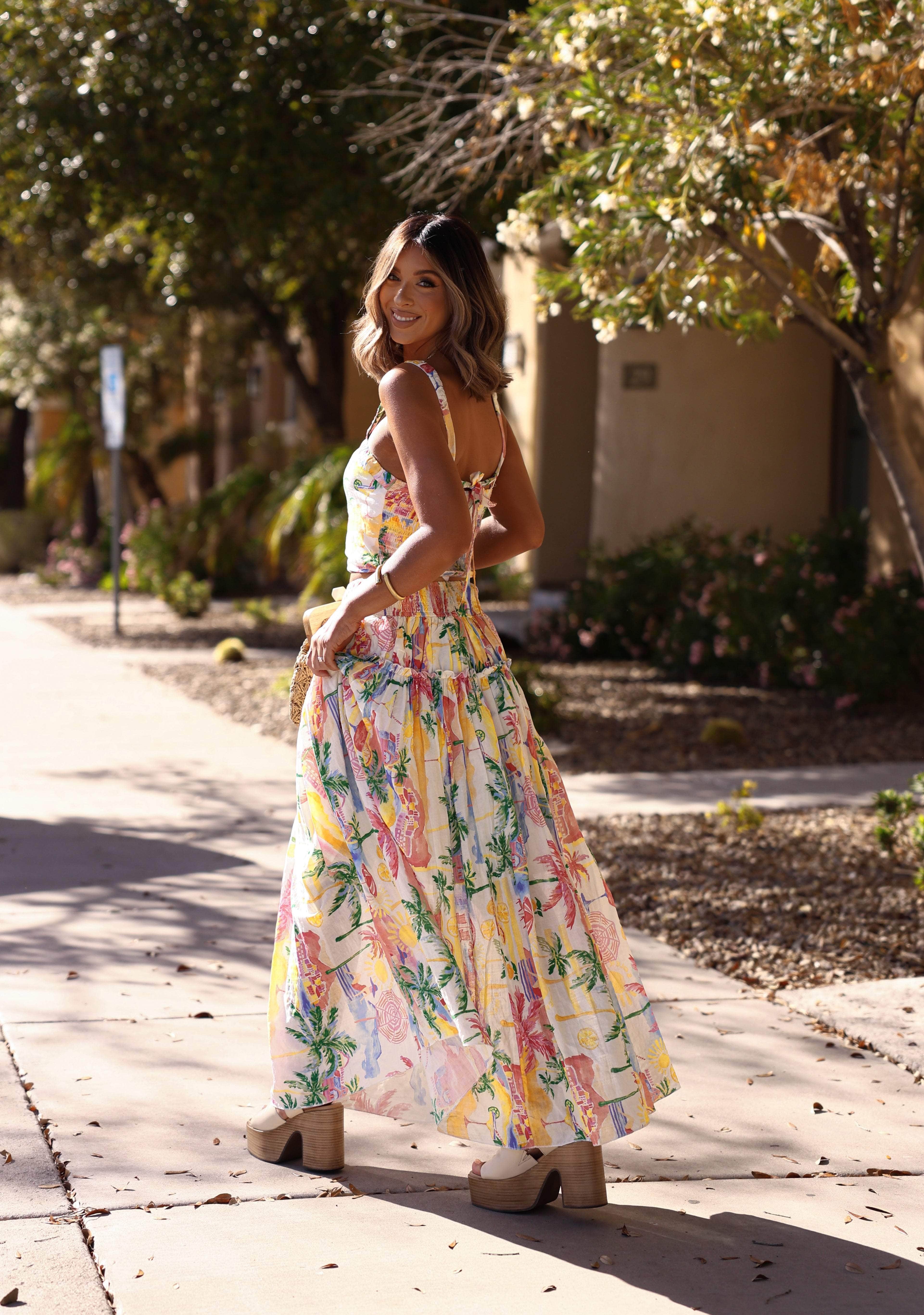 Painted Palms Skirt