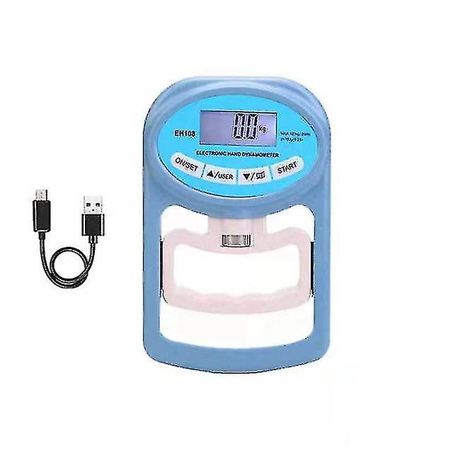 Naiwang 268lbs/120kgs Digital Hand Dynamometer Grip Strength Measurement Meter Auto Capturing Electronic Hand Grip Power