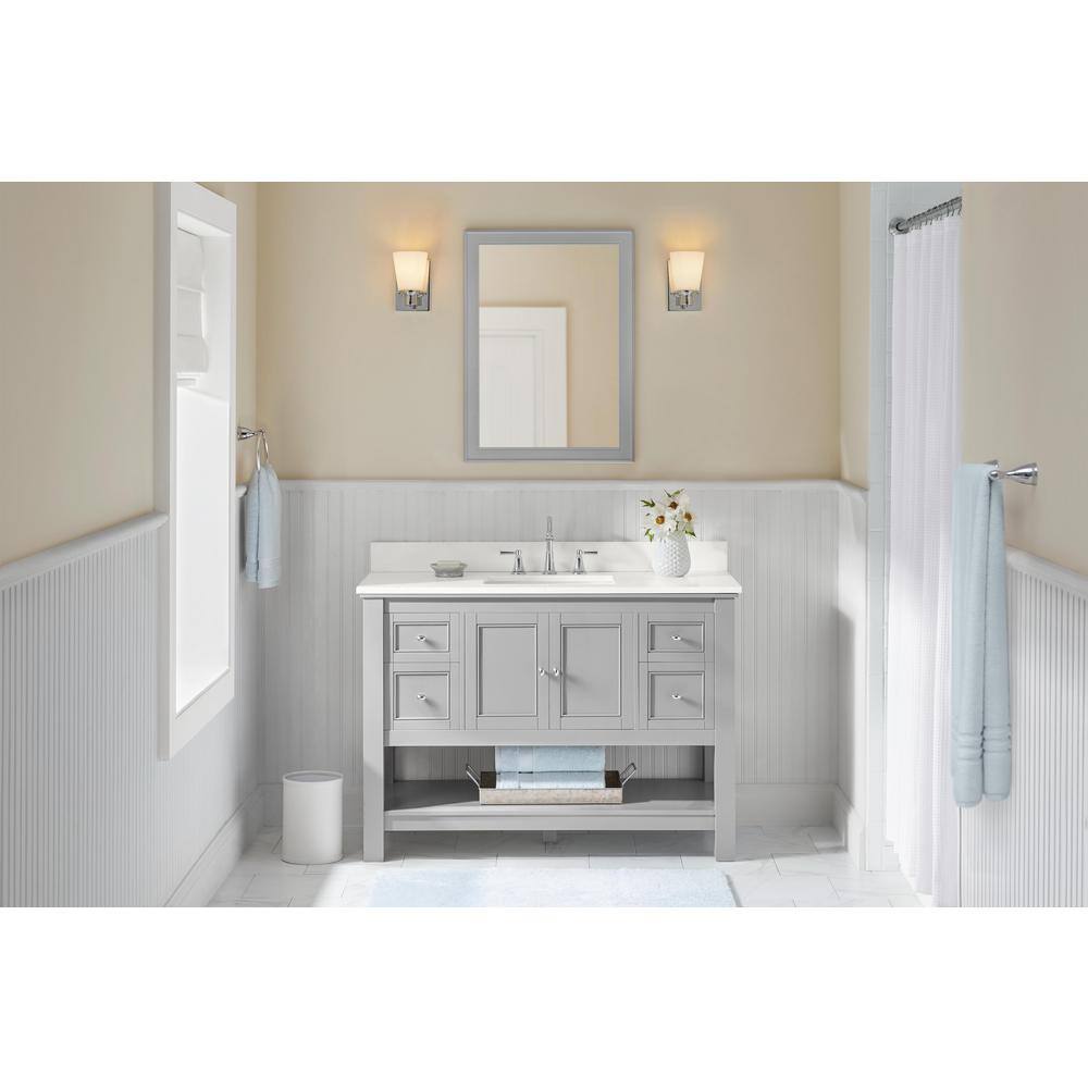 Home Decorators Collection Gazette 48 in. W Bath Vanity Cabinet Only in Grey GAGA4822D