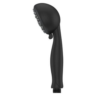 Pfister 3-Spray Patterns 3.09 in. Wall Mount Handheld Shower Head in Matte Black LG16-190B