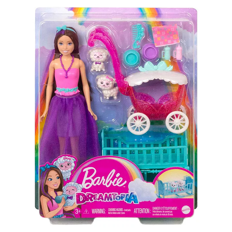 Barbie Skipper Doll and Nurturing Playset with Lambs and Stroller