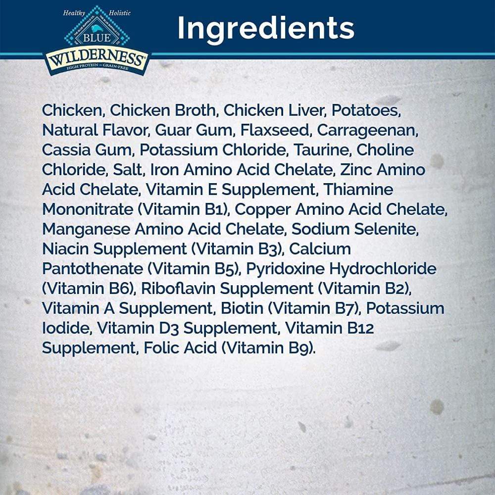 Blue Buffalo Wilderness Chicken Recipe Canned Cat Food