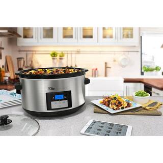 Elite Platinum Platinum 8.5 Qt. Stainless Steel Slow Cooker with Digital Display MST-900D