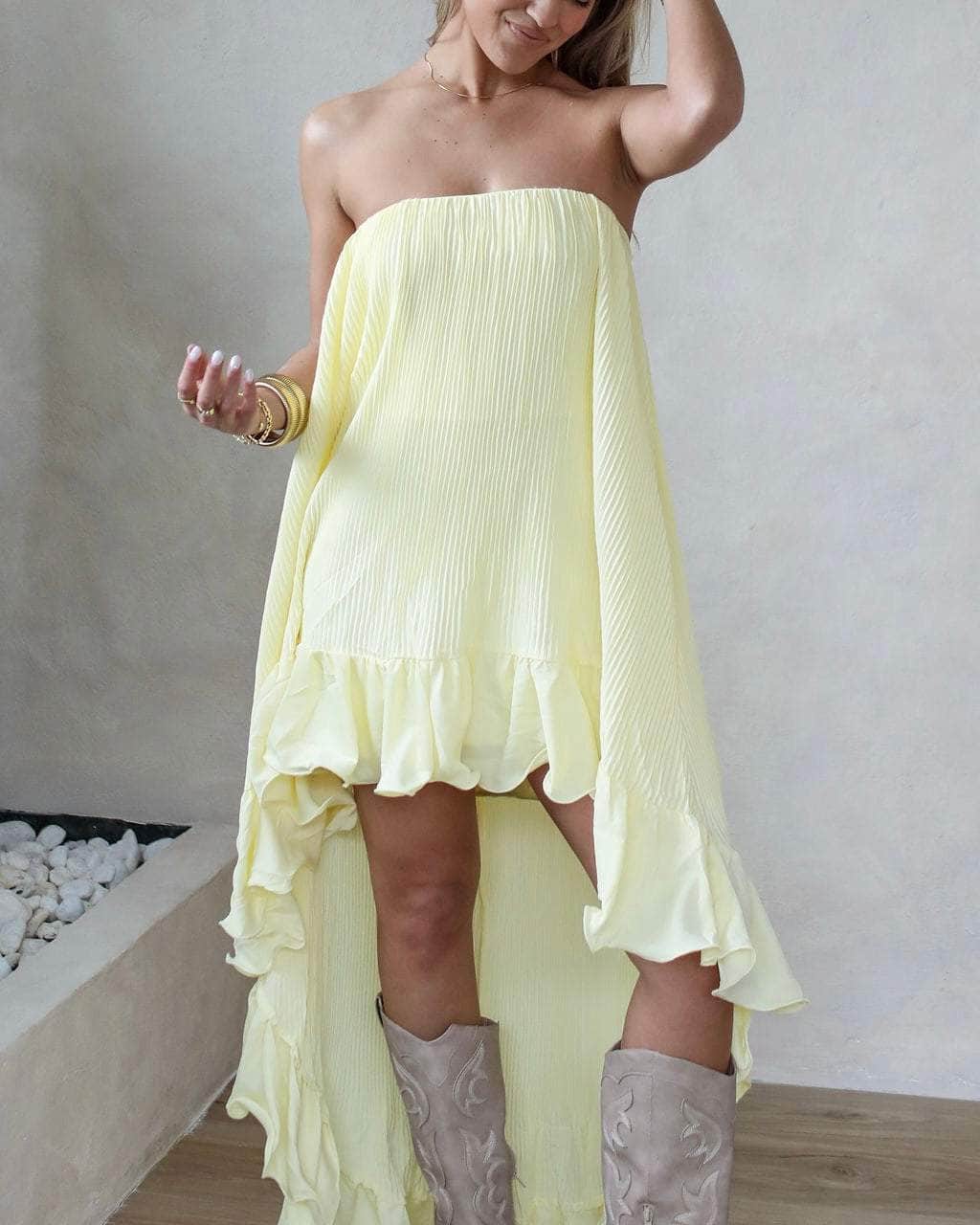 Sunset And Champagne Dress