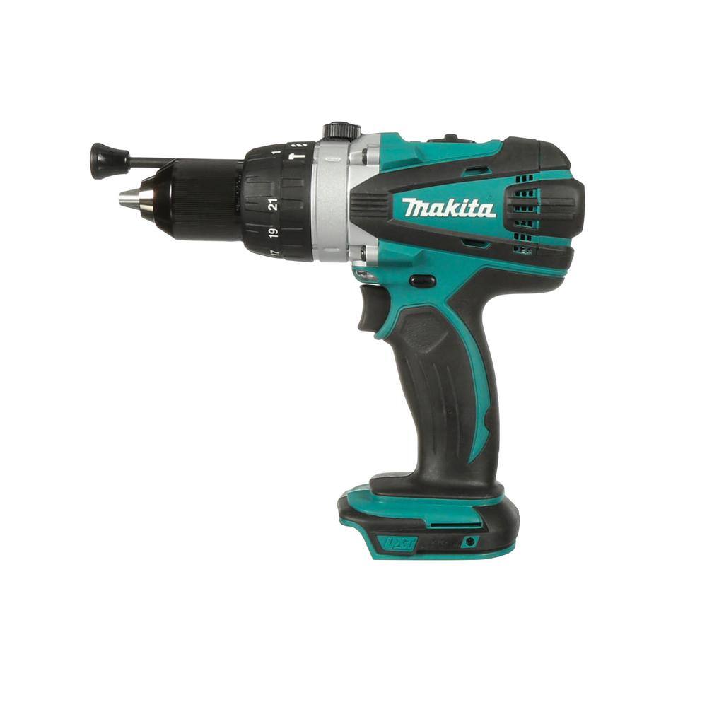 Makita 18V LXT Lithium-Ion 12 in. Cordless Hammer DriverDrill (Tool-Only) XPH03Z