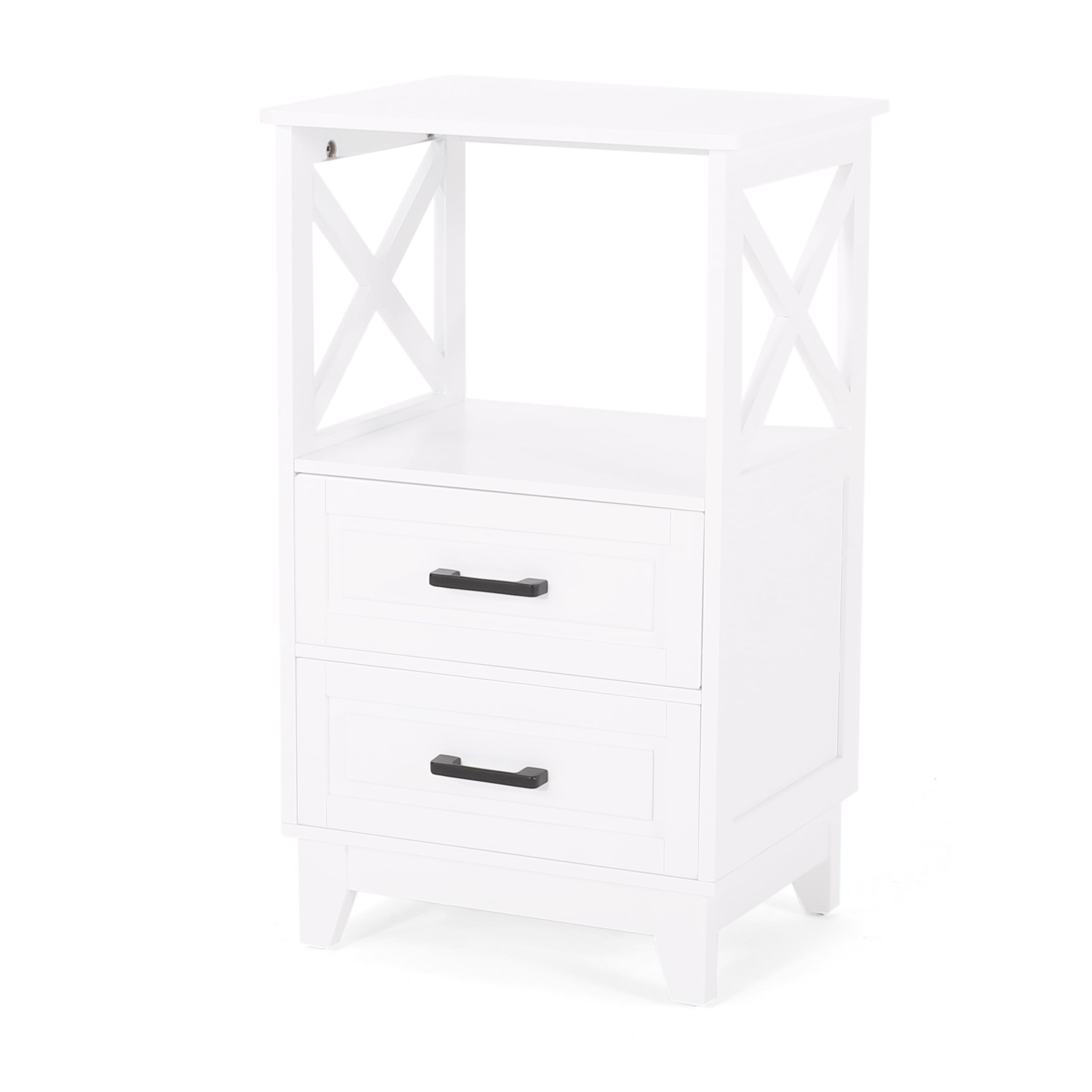 McCusker Modern Bathroom Storage Cabinet with Drawers