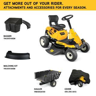 Cub Cadet 30 in. 10.5 HP Briggs  Stratton Engine Hydrostatic Drive Gas Rear Engine Riding Mower with Mulch Kit Included CC30H