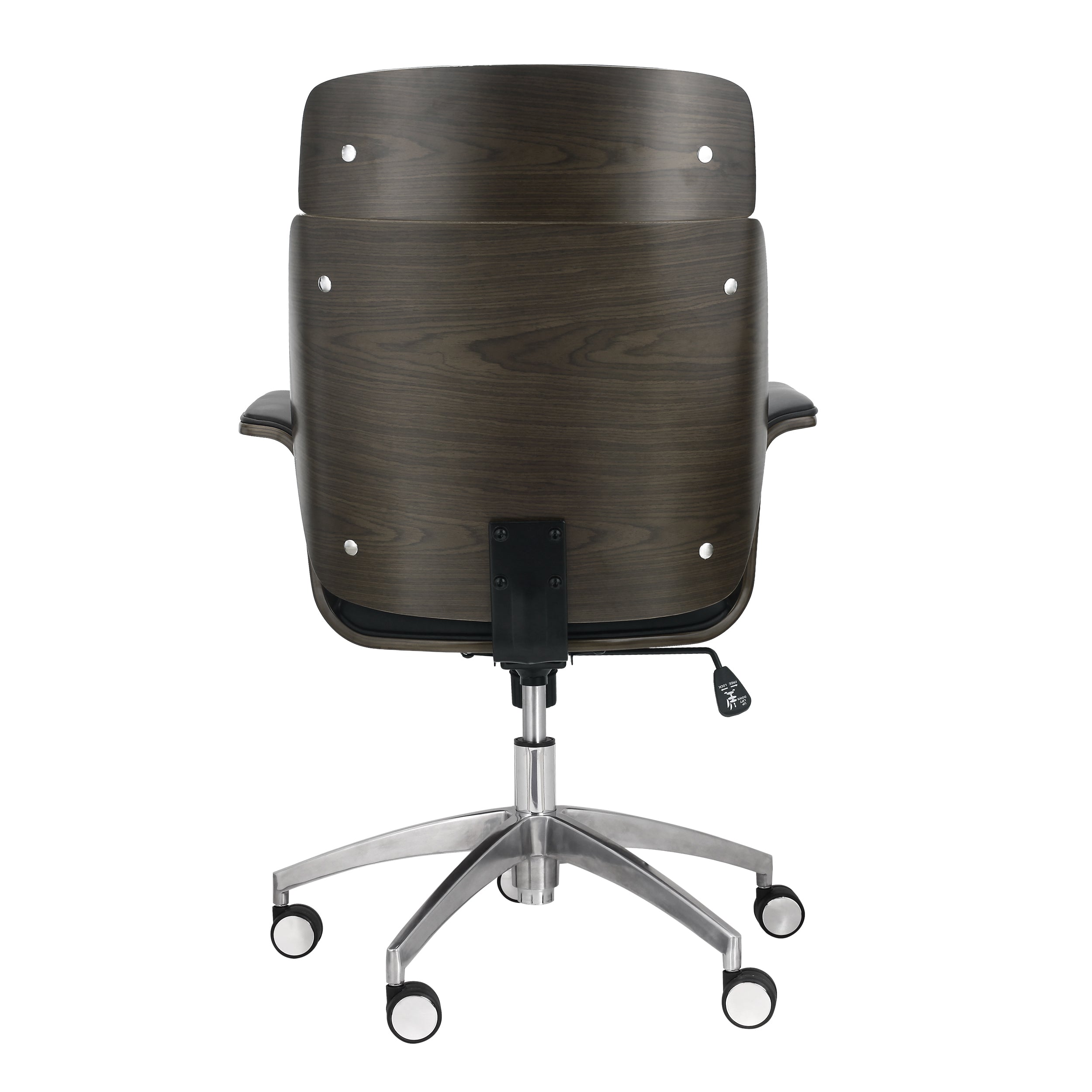 Aleigha Mid-Century Modern Swivel Office Chair