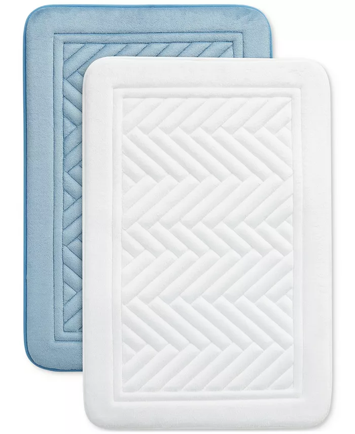 Seventh Studio Memory Foam Zig Zag Bath Rug 20 x 30