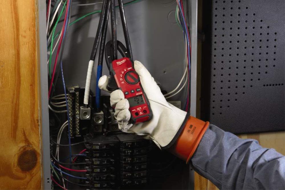 Heavy-Duty True-RMS 400 Amp Electrical Clamp Meter ;