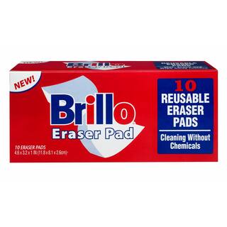 Brillo Eraser Pads (10-Count Case of 12) 56102