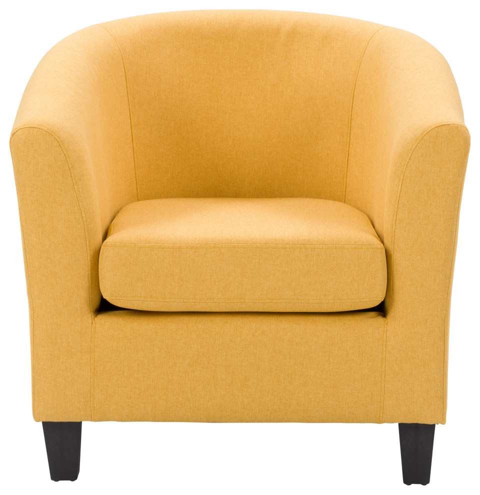 CorLiving Elwood Padded and Upholstered Tub Chair   Contemporary   Armchairs And Accent Chairs   by CorLiving Distribution LLC  Houzz