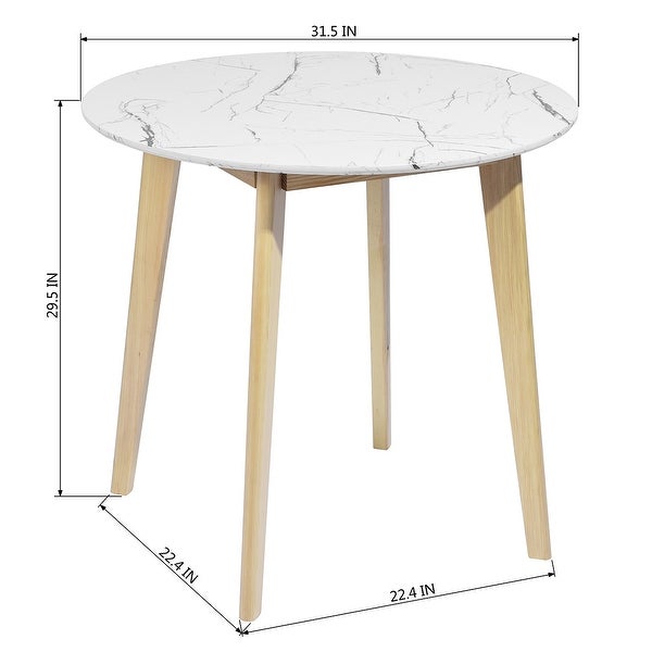 31.5 Inch Round Dining Table