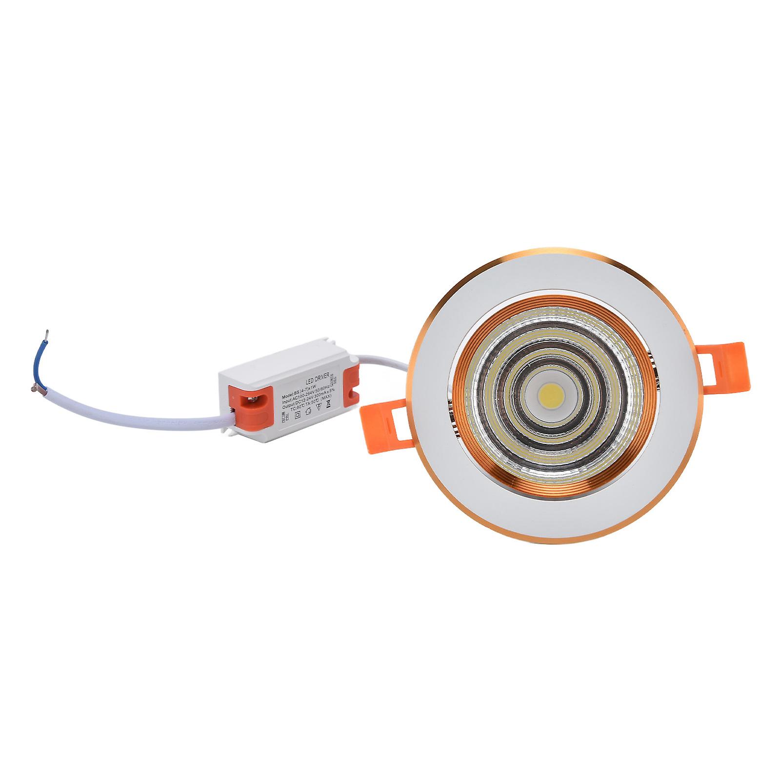 Downlight Adjustable Angle Energy Saving LED Recessed Aluminum Material Embedded Downlight 100‑264V