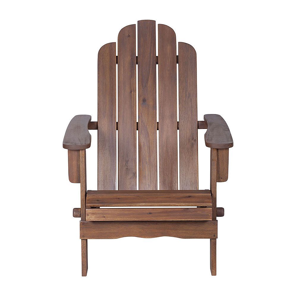 Offex Acacia Adirondack Chair - Dark Brown