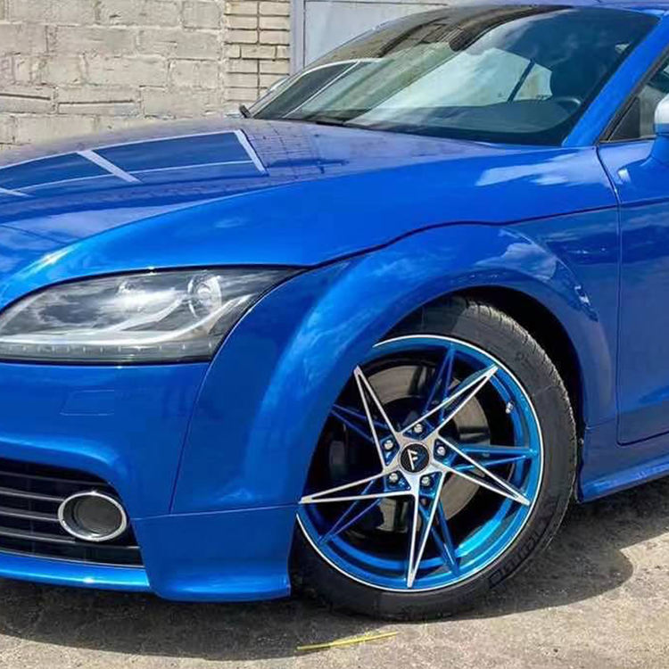 China Manufacturer Wheels VLF Modification Rims 18 inch 5 Holes Rines Felgen Blue 5x108 Cheap Other Wheels Tires and Accessories