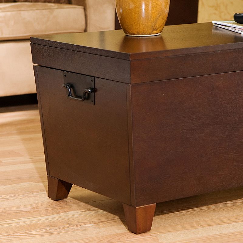 Pyramid Espresso Trunk Coffee Table