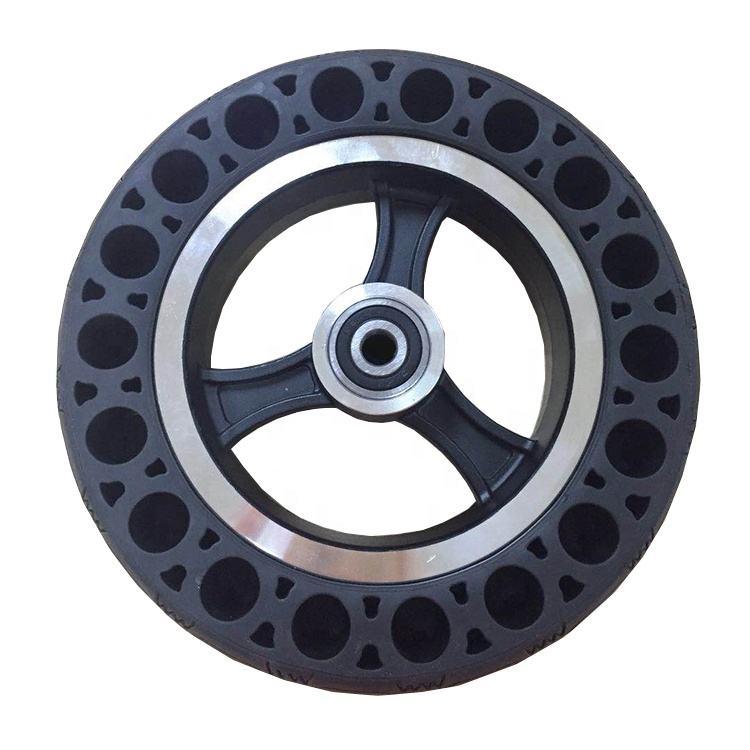 New Model 8.5 inch High Shock Absorbing Street Profile Electric Mobility Scooter Flat Tire Rubber Wheel