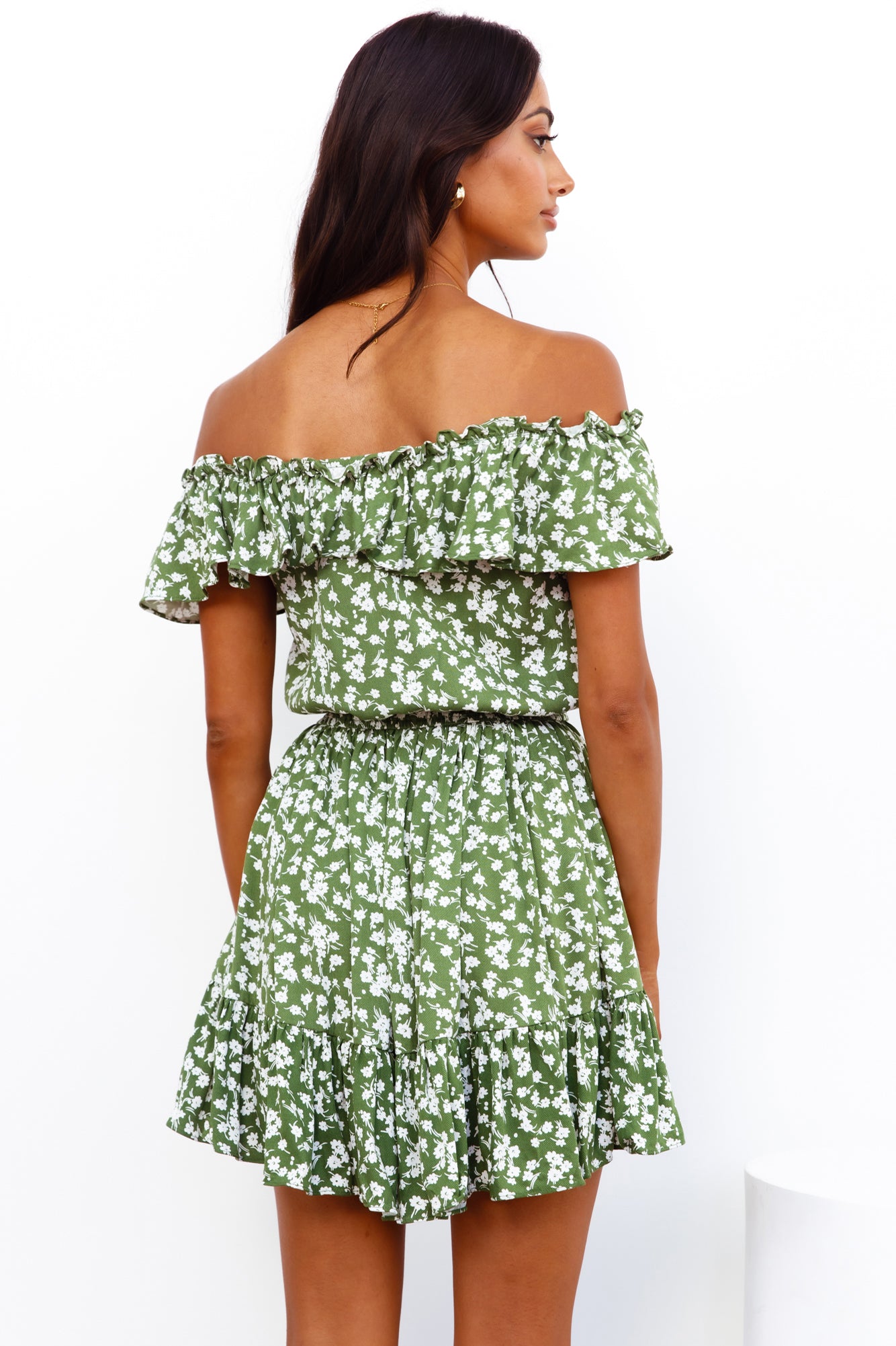 Open Secrets Dress Green