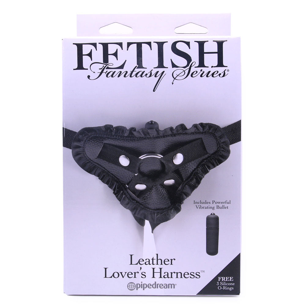 Fetish Fantasy Leather Lover's Harness in OS