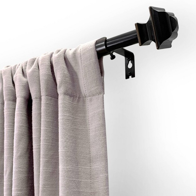 Lumi Home Furnishings Square Curtain Rod Oil Rubbed Bronze