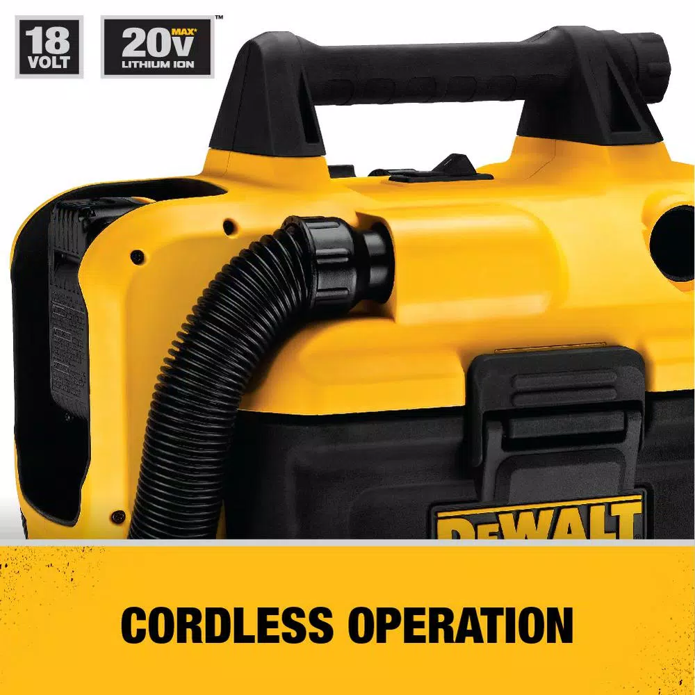 DEWALT 2 Gal. Max Cordless Wet/Dry Vacuum without Battery and Charger and#8211; XDC Depot