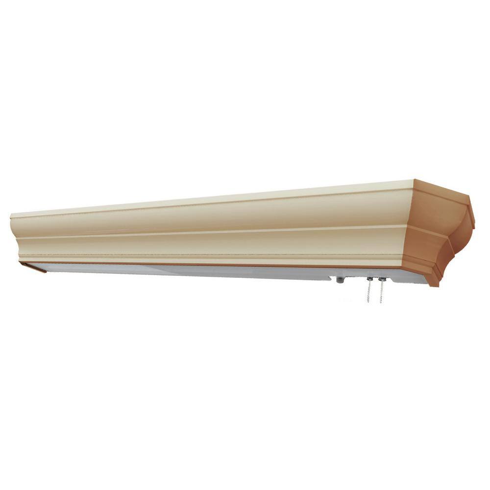 AFX Hinsdale 3.5 ft. 50-Watt Equivalent Integrated LED Ivory Overbed Fixture HDB434000L30ENPI