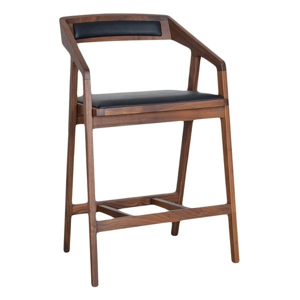 Aurelle Home Pio Modern Solid Wood Counter Stool