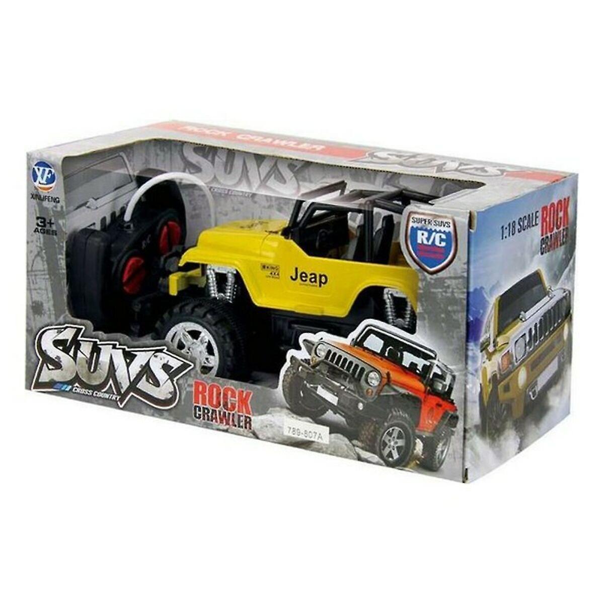 Remote-Controlled Car Suvs Rock Crawler 1:18 (25，5 x 18 x 17 cm)