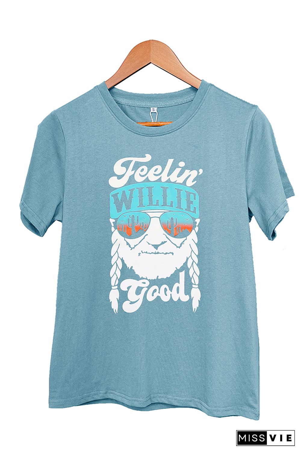 Feelin' Good Short Sleeve Graphic Tee Wholesale