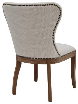 Dorsey Fabric Chair  (Set of 2)   Transitional   Dining Chairs   by VirVentures  Houzz