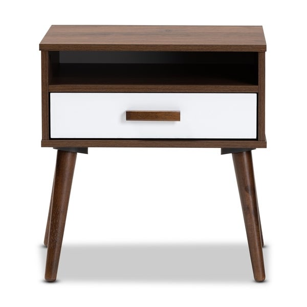 Carson Carrington Uljeberg Mid-century Modern 1-drawer Wood End Table