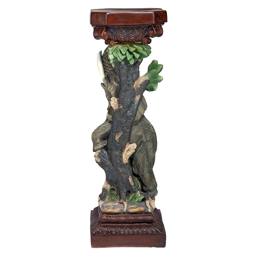 Design Toscano The Elephant's Triumph Sculptural Pedestal