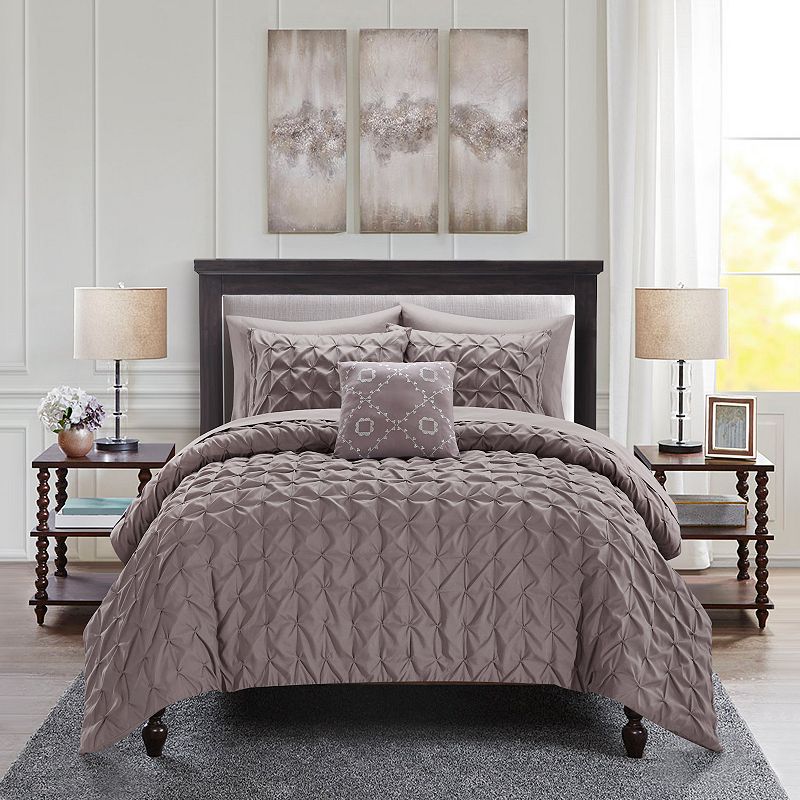 Chic Home Mercer Comforter Set with Coordinating Throw Pillows