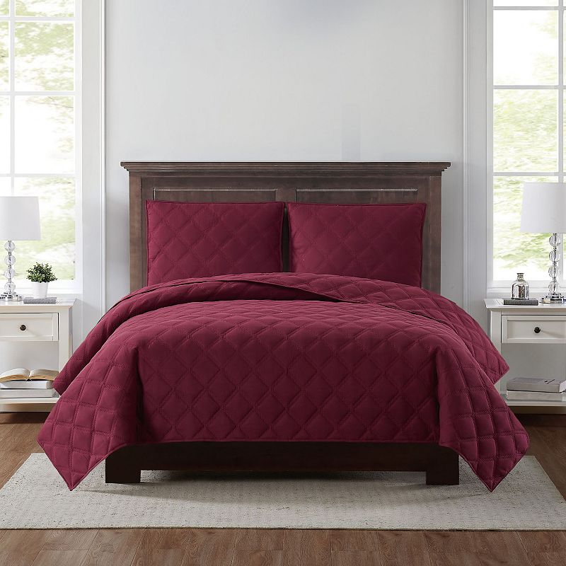 Truly Soft Everyday 3D Puff Quilted Quilt Set