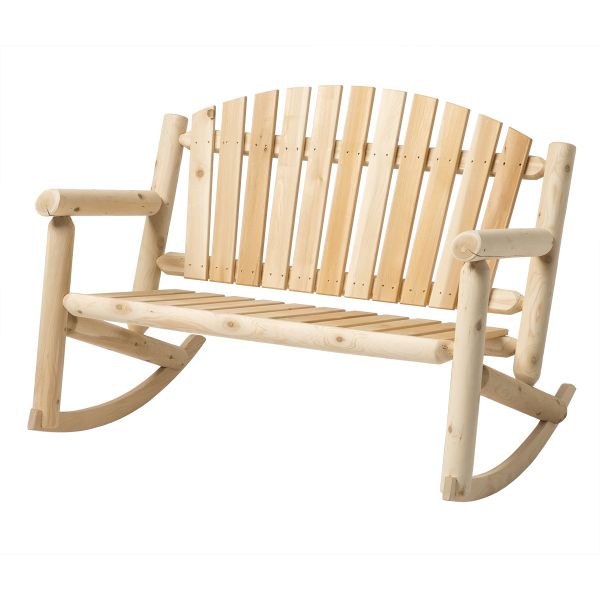 Bestar White Cedar 4' Settee Rocker