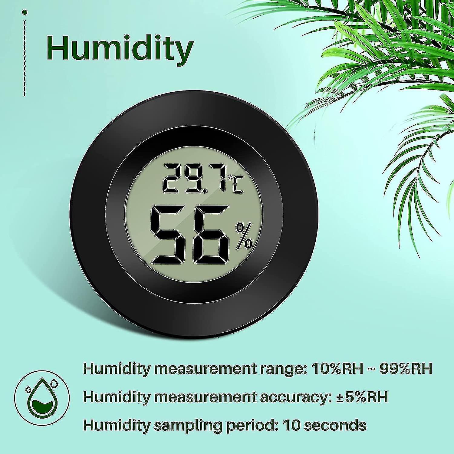 3x Mini Lcd Digital Thermometer Temperatur Luftfeuchtigkeit Tester Hygrometer Fr Khlschrank Innen -50c~+70c (3 Pcs )