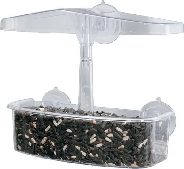 Droll Yankees Observer Window Bird Feeder， 7-in