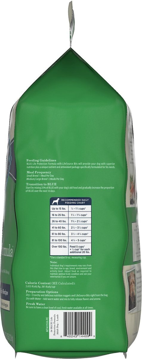 Blue Buffalo Life Protection Formula Adult Lamb and Brown Rice Recipe Dry Dog Food