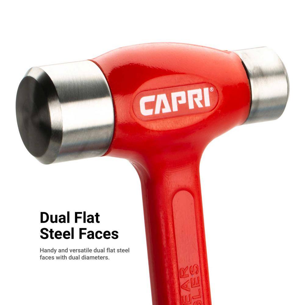 Capri Tools 43 oz. Dual Steel Faced Dead Blow Hammer CPBPF43