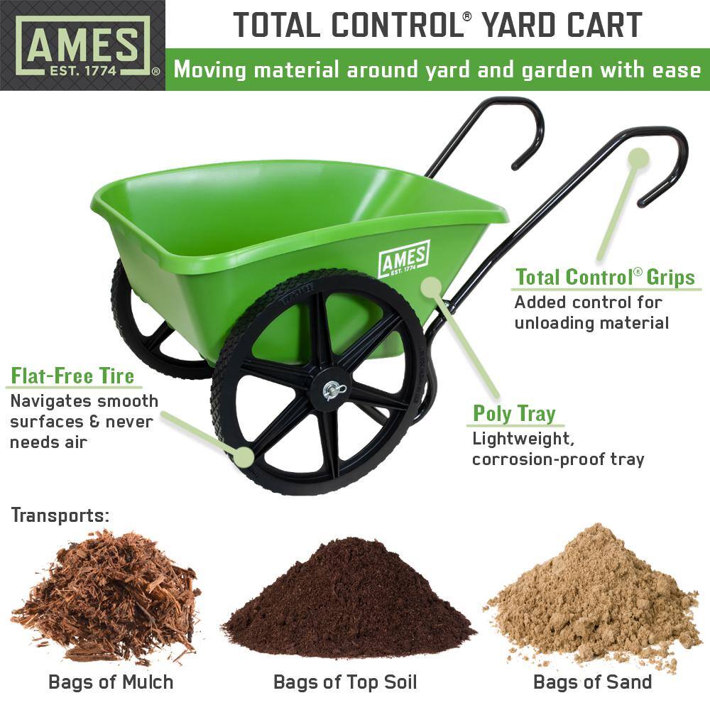 Ames Total Control 5cu. ft. Yard Cart TCCARTHFF