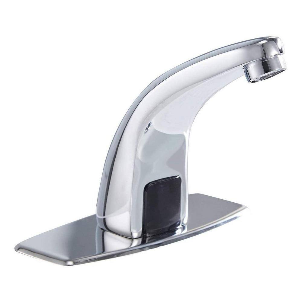 matrix decor Touchless Single Hole Bathroom Faucet in Chrome MDA-918102-C