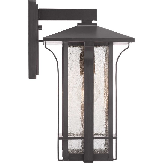 Progress Lighting Cullman 1 light Outdoor Wall Lantern Antique Bronze Seeded Glass