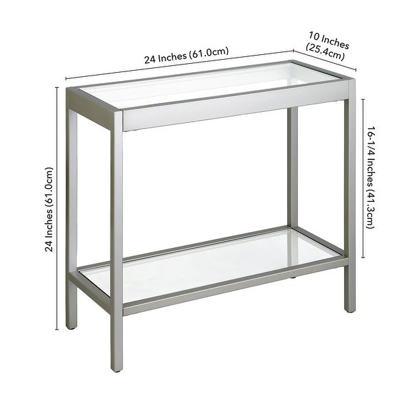 Alexis 24'' Wide Rectangular Side Table