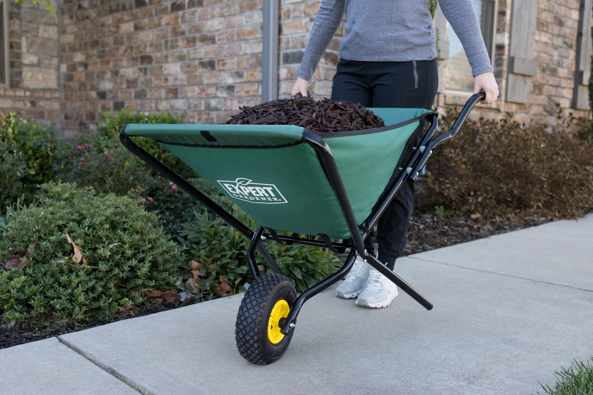 Expert Gardener Light Duty Folding Wheelbarrow