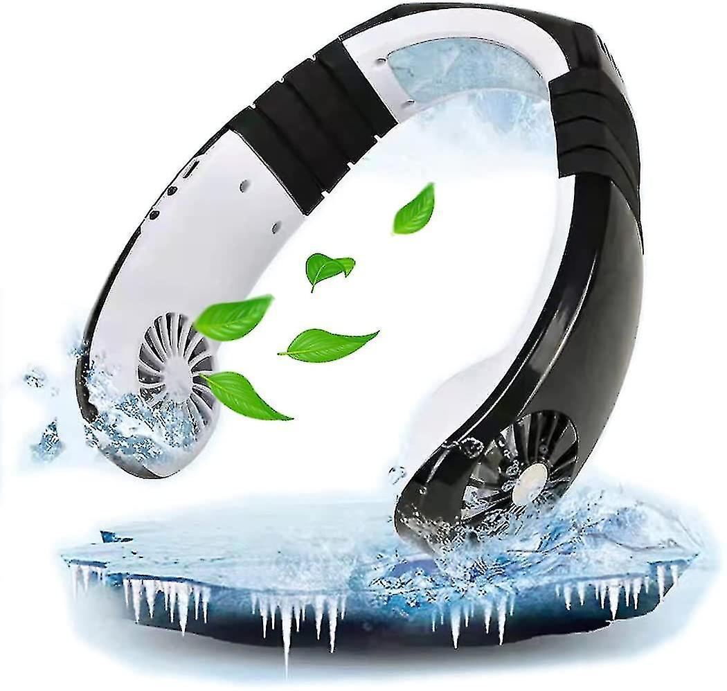 Portable Air Cooler Mini Electric Air Conditioner Neck Cooling Fan