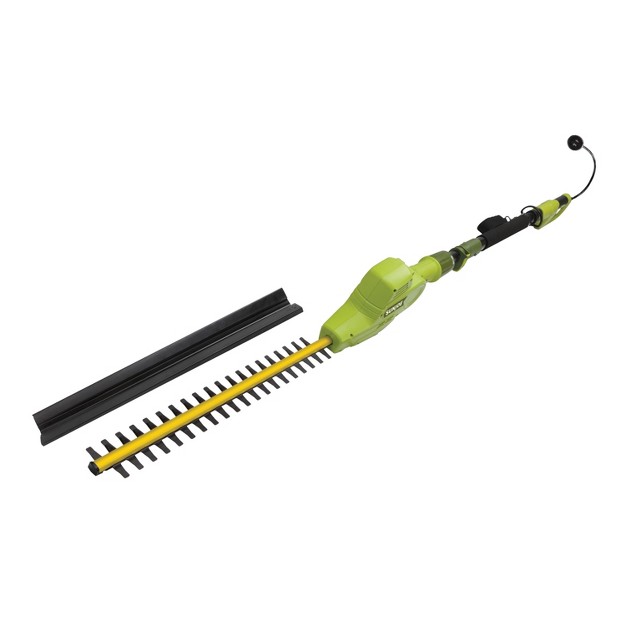 Sun Joe Sjh902e Electric Telescoping Pole Hedge Trimmer 21 inch 4 Amp