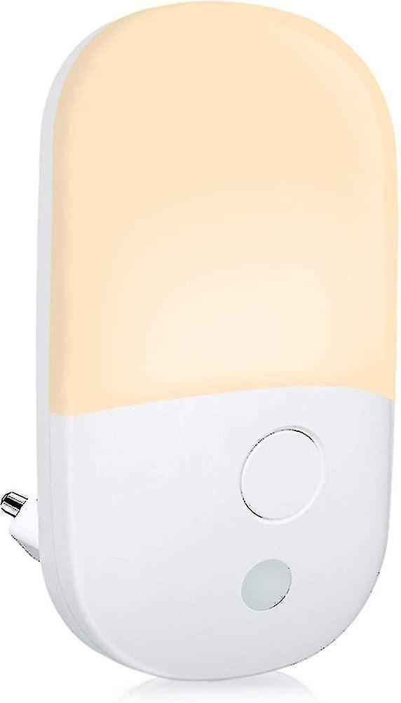 Night Light Socket With Twilight Sensor and Brightness Adjustable Warm White Led