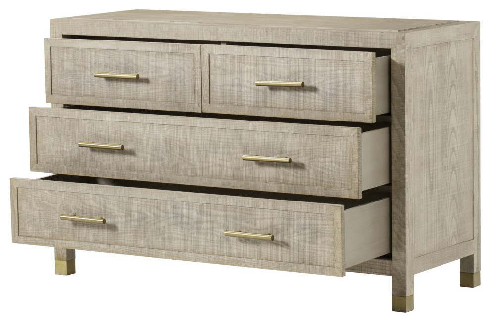 Frankfort Chest 4 Drawer Natural   Contemporary   Accent Chests And Cabinets   by Rustic Home Furniture Deco  Houzz