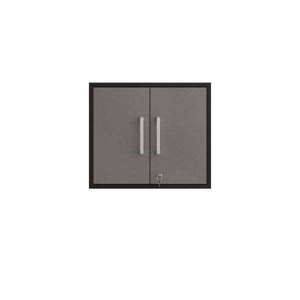 Eiffel Floating Garage Storage Cabinet in Grey Gloss